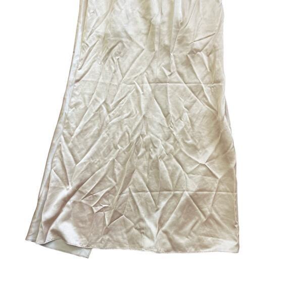 Significant Other Gracie Draped Satin Midi-Dress Champagne Formal Dress Size 6 - Picture 7 of 15